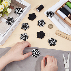 10 Stück Blumenstoff-Ornament-Zubehör&nbsp;DIY-GA0009-21
