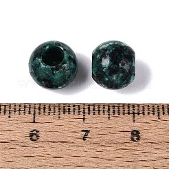 Perle europee di diaspro verde naturale a macchie&nbsp;G-Q607-02J