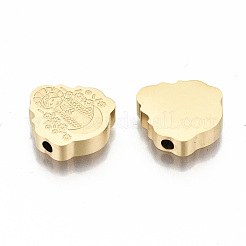 304 Edelstahlperlen&nbsp;STAS-S080-003G