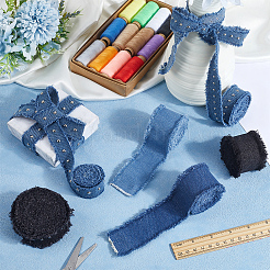 6 Stück 6-farbiges Jeansstoffband&nbsp;DIY-CY0003-63