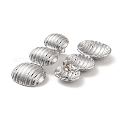 Pendientes de botón de acero inoxidable 304 antideslustre para mujer&nbsp;EJEW-L272-032P-03