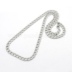 Collares de cadena de eslabones de acero inoxidable 304 resistentes al deslustre para hombres&nbsp;STAS-O037-77P