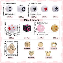 DIY Buchstabenperlen-Sets&nbsp;DIY-SP0003-66