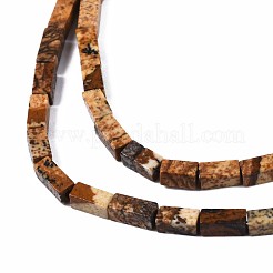 Picture naturale perline di diaspro fili&nbsp;G-S299-144