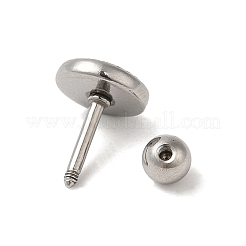 Boucles d'oreilles à tige en acier inoxydable 304&nbsp;EJEW-K260-01AS