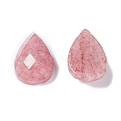 Natürliche Erdbeerquarz-Cabochons&nbsp;G-G0001-B03