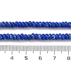 Fili di perline tinti di diaspro imperiale sintetico&nbsp;G-K343-C39-06