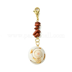 Decoración colgante de concha de ojo de shiva&nbsp;HJEW-JM02112