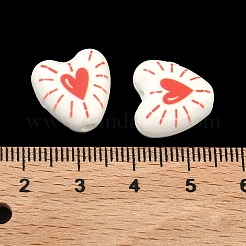 Cuentas de porcelana hechas a mano impresos&nbsp;PORC-G016-01A