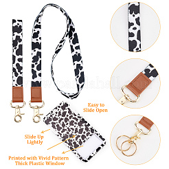 Porte-cartes nominatives en cuir pu&nbsp;AJEW-SC0001-45B
