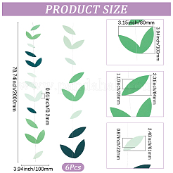 6 Stück Papiergirlanden&nbsp;DIY-GF0013-07C