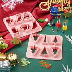 Weihnachtsthema ABS-Kunststoff-Plastilin-Werkzeuge&nbsp;CELT-TA0001-01