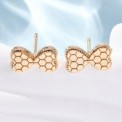 Clous d'oreilles en laiton&nbsp;EJEW-D288-16G