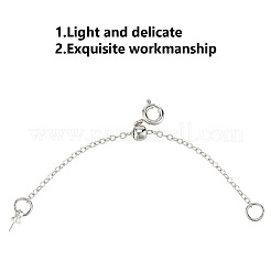 6 Stück 6-teilige Messing-Kabelkette zur Herstellung von Halsketten&nbsp;FIND-AB00047