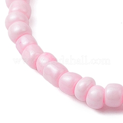 Stretch-Armbänder aus Glassamen&nbsp;BJEW-JB110103-04