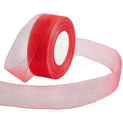 1 Rolle transparentes Organzaband&nbsp;SRIB-CY0001-22B-05