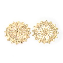 Enlaces de Brass Filigree Joiners&nbsp;KK-F772-09G