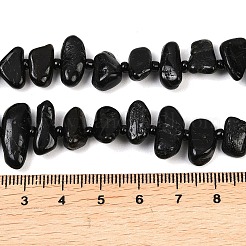 Natürliche schwarze Turmalin Perlen Stränge&nbsp;G-K393-B06