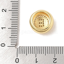 Pendenti in ottone con placcatura a cremagliera e zirconi cubici&nbsp;KK-Z047-07G-E-RS