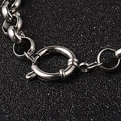 Anlaufgeschützte Rolo-Kettenarmbänder aus Edelstahl 304&nbsp;LS-BJEW-H477-04