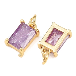 Pendentifs en laiton et en verre&nbsp;KK-Q085-15G-04