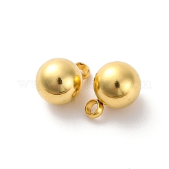 Anlaufgeschützte Charms aus Edelstahl 201&nbsp;STAS-A093-02E-G-1