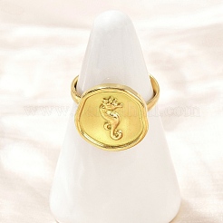 Goldene Fingerringe aus Edelstahl 304&nbsp;RJEW-H254-08B-G