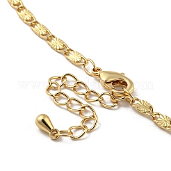 Facettierte dreieckige Glasperlen-Halsketten&nbsp;NJEW-R263-17G