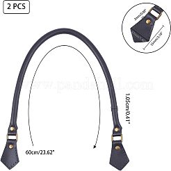 Schnurbeutelgriffe aus Rindsleder&nbsp;FIND-WH0046-02C