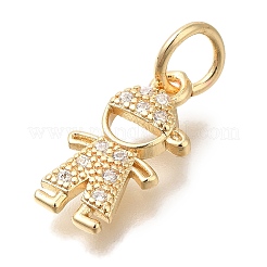 Ottone micro spianare pendenti zirconi&nbsp;KK-Q001-16G