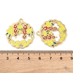 Crémaillère pendentifs en alliage placage&nbsp;FIND-M020-06G-02