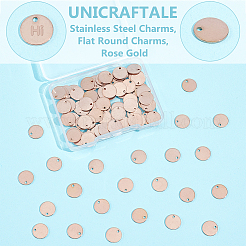 100 breloque en acier inoxydable 201&nbsp;STAS-UN0059-87