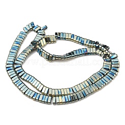 Chapelets de perles en hématite synthétique électrolytique sans magnétiques&nbsp;G-C106-B02-17A