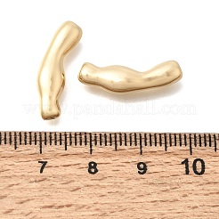 Perles tubulaires ondulées et incurvées en laiton&nbsp;KK-N289-11G
