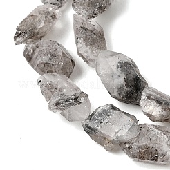 Hilos de cuentas de diamantes herkimer naturales&nbsp;GG-CBA8084-06