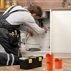 10 Stück Schablone zum Schneiden von Kunstleder-Rohrsätteln&nbsp;FIND-WH0051-270