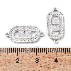 Breloques connecteur 925 en argent sterling rhodié&nbsp;STER-C003-24P