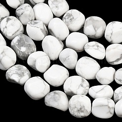 Fili di perline howlite naturale&nbsp;GG-CBA787B-A03