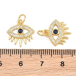 Colgante micropavé cubic zirconia de latón&nbsp;CU-CBAB719-05G-A