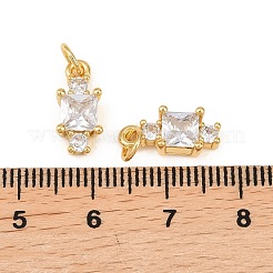 Pendenti in ottone con zirconi cubici&nbsp;KK-Z146-02G-01