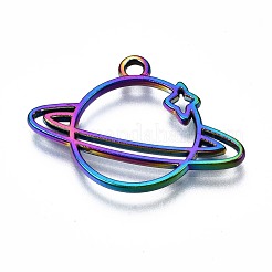 Regenbogenfarbene legierung anhänger&nbsp;PALLOY-S180-193-NR