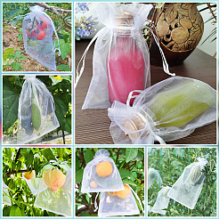 100 pz grandi sacchetti in organza per scarpe portatili&nbsp;OP-SP0001-03D-03