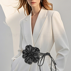 Wickelgürtel aus PU-Leder mit Blumenmuster für Damen&nbsp;AJEW-WH20816-058A