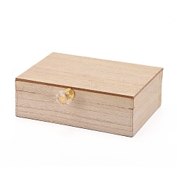 長方形のミスターとミセスの木製の素朴な結婚式のダブルリングボックス  黄麻布の枕の裏地付き  式典のための結婚式の装飾  バリーウッド  15.3x13.2x5.1cm