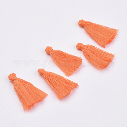 Décorations de gland en coton manuelles, décorations pendantes, orange, 29~35mm