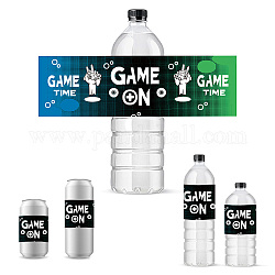 Adesivi adesivi per etichette di bottiglie, rettangolo, parola, 216x64mm
