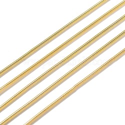 フレンチワイヤーギンプワイヤー  柔軟な丸銅線  刺繡プロジェクトやジュエリー作りのためのメタリック糸  ゴールド  18ゲージ（1mm）  10 G /袋