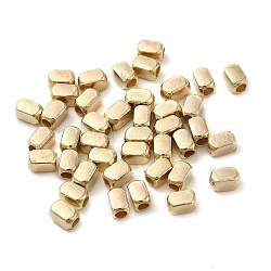 Ccb perline di plastica, rettangolo, oro, 5x3x3mm, Foro: 1.8 mm