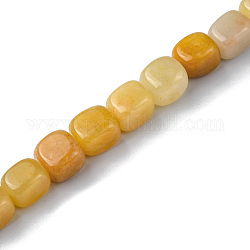 Topazio naturale perle di giada fili, cuboide, 8.5~11x7.5~9x7.5~9mm, Foro: 1.2 mm, circa 20pcs/filo, 7.72~8.74 pollice (19.6~22.2 cm)