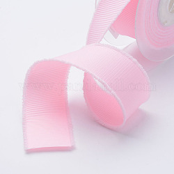 Ausgefranste Ripsbänder aus Polyester, gedruckt, mit Fransen Quaste, Perle rosa, 1-1/2 Zoll (38 mm), etwa 50 yards / Rolle (45.72 m / Rolle)